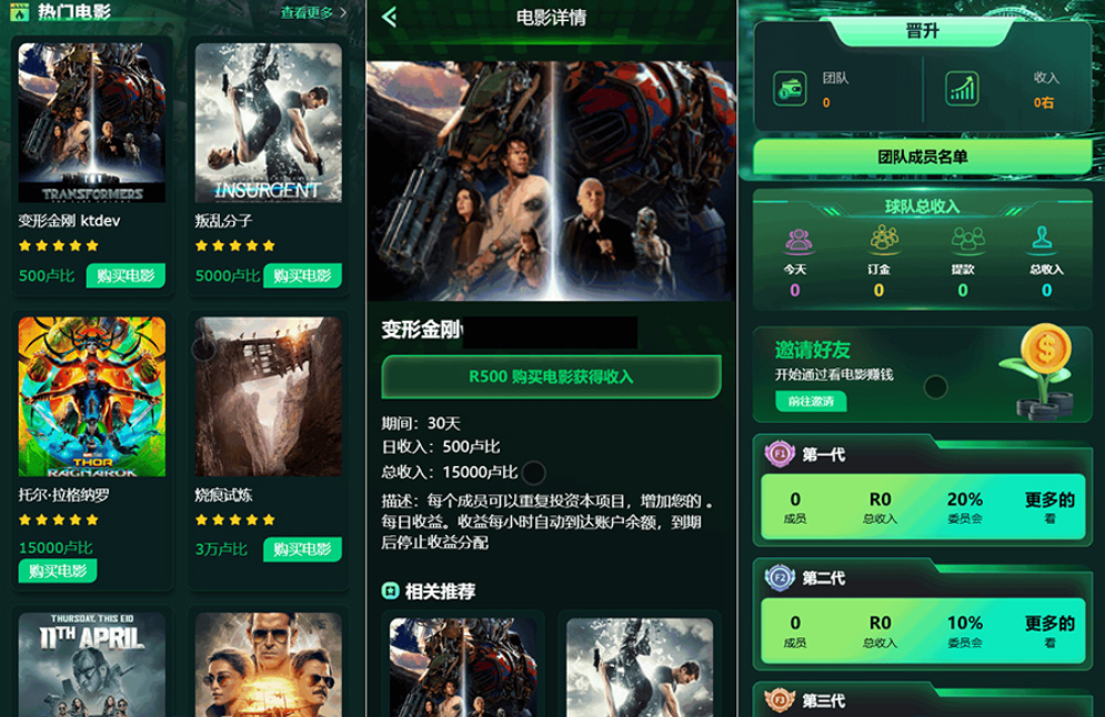 Flickiri Fun海外电影投资理财源码 电影投资正规平台 影视理财类源码-鼎誉项目网