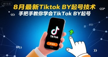 8月最新Tiktok搬运起号技术，手把手教你学会TikTok搬运起号-鼎誉项目网
