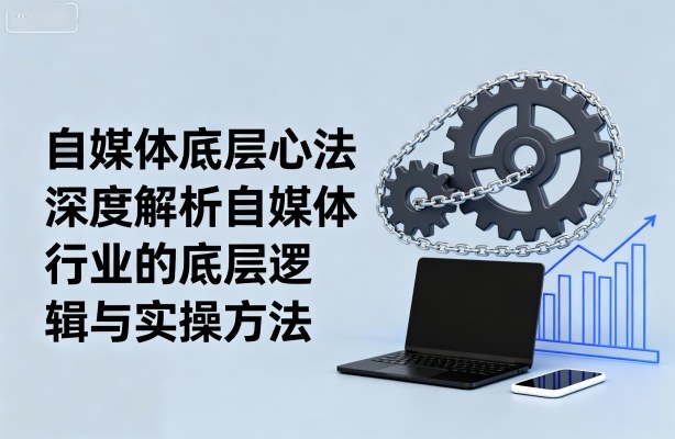 自媒体底层心法，深度解析自媒体行业的底层逻辑与实操方法-鼎誉项目网