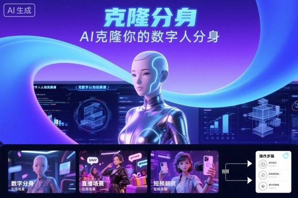 AI数字人认知实操课，克隆你的数字人分身-鼎誉项目网