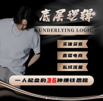 一个人起盘的底层逻辑，私域流量-直播电商-实体获客，一人起盘的36种賺钱思路-鼎誉项目网