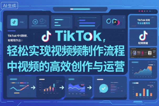 TikTok中视频制做流程，轻松实现Tk中视频的高效创作与运营-鼎誉项目网