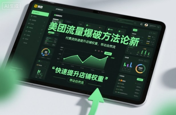 美团流量爆破方法论，付费流快速提升店铺权重，带动自然流-鼎誉项目网