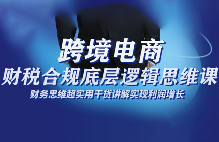 跨境电商财稅合规底层逻辑思维课-鼎誉项目网