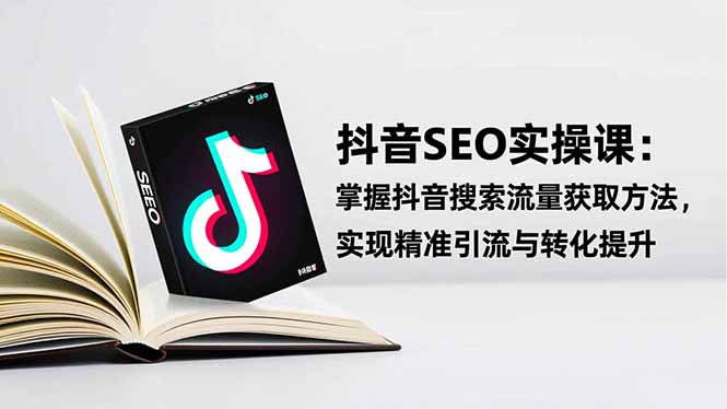 抖音SEO实战引流课：掌握抖音搜索流量获取方法，实现精准引流与转化提升-鼎誉项目网