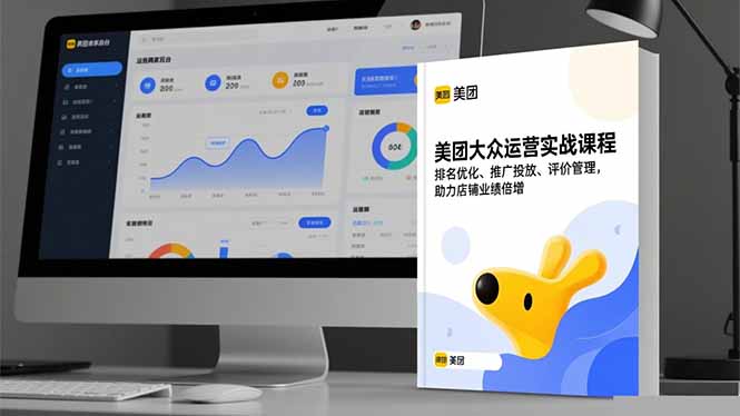 美团大众运营实战课程，排名优化、推广投放、评价管理，助力店铺业绩倍增-鼎誉项目网