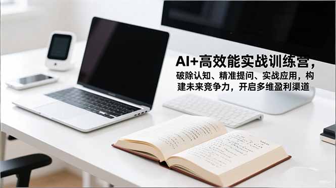 AI+高效能实战训练营，破除认知、精准提问、实战应用，构建未来竞争力，开启多维盈利渠道-鼎誉项目网