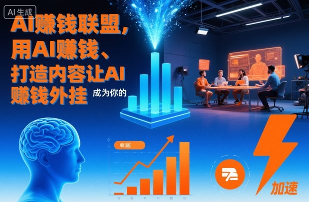 AI賺钱联盟，用AI賺钱、打造内容让AI成为你的賺钱外挂-鼎誉项目网