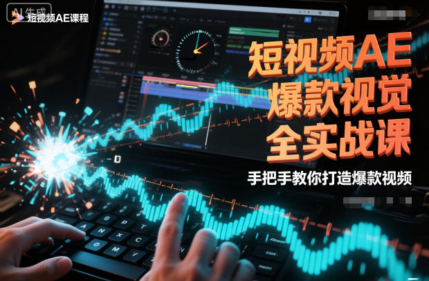 短视频AE爆款视觉全实战课，手把手教你打造爆款视频-鼎誉项目网