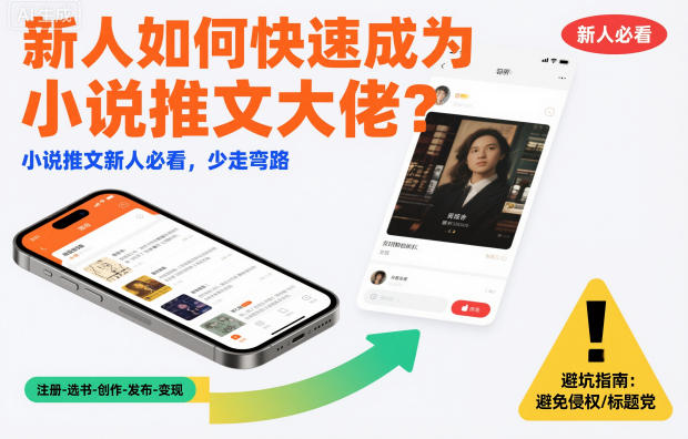 新人如何快速成为小说推文大佬？小说推文新人必看，少走弯路-鼎誉项目网