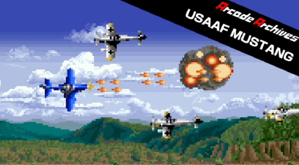 《街机：野马战机 Arcade Archives USAAF MUSTANG》Switch英文版NSP下载-鼎誉项目网