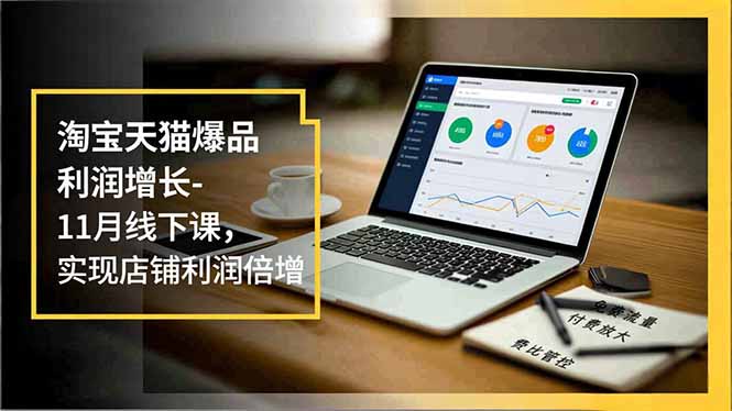 淘宝天猫爆品利润增长-11月线下课，免费流量、付费放大、费比管控，实现店铺利润倍增-鼎誉项目网