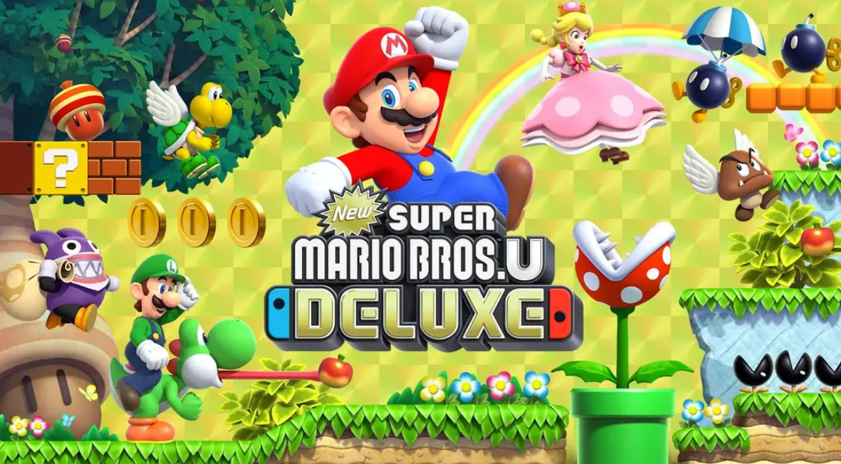 《新超级马里奥兄弟U 豪华版 New Super Mario Bros. U Deluxe》Switch中文版NSP下载 – 含1.0.2补丁-鼎誉项目网