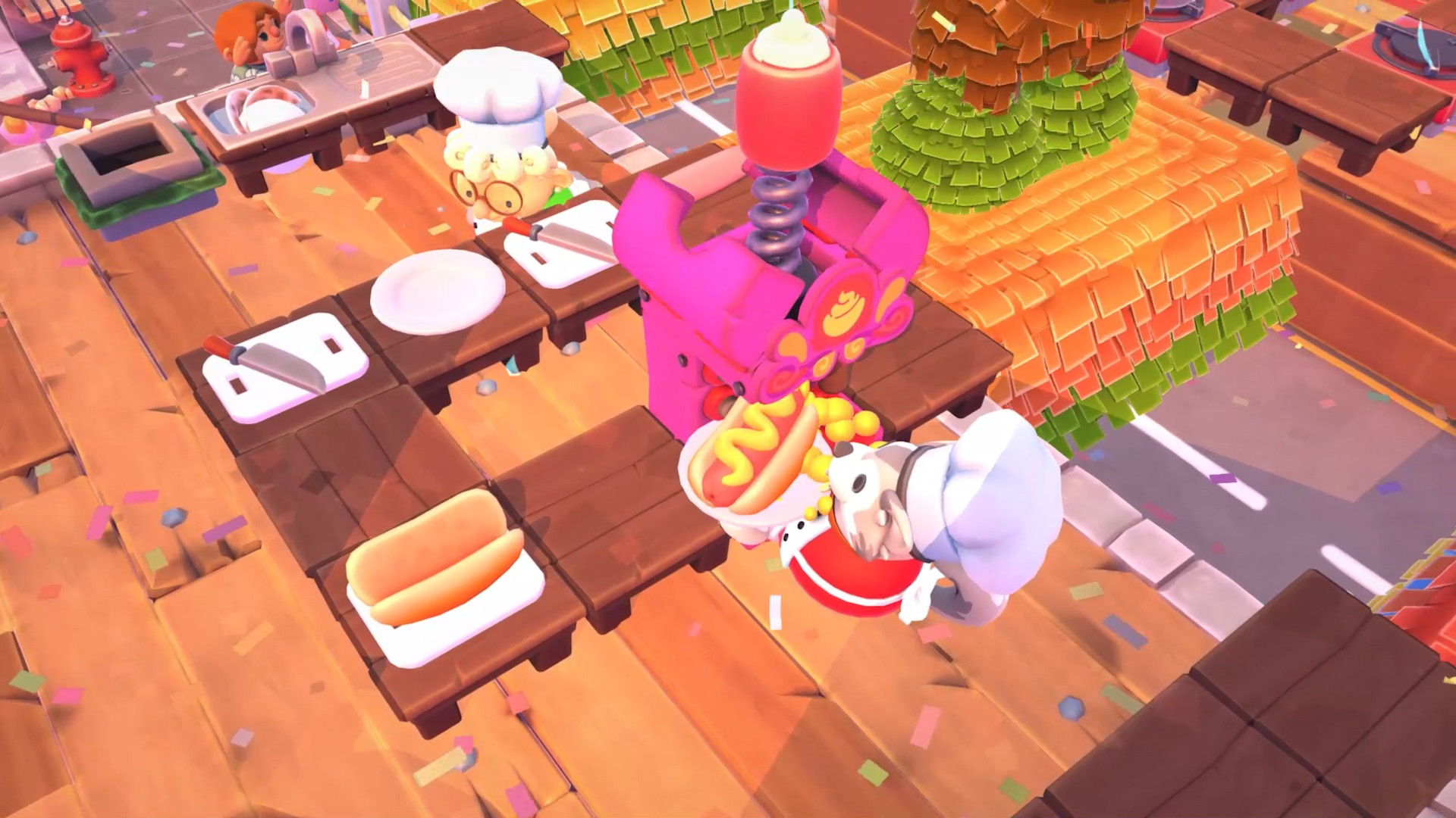 《煮糊了2 分手厨房2 Overcooked2》Switch美版中文版NSP下载 – 含1.0.19补丁+5DLC-鼎誉项目网