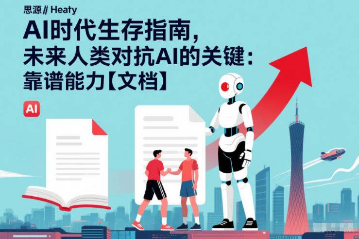 AI时代生存指南，未来人类对抗AI的关键：靠谱能力【文档】-鼎誉项目网