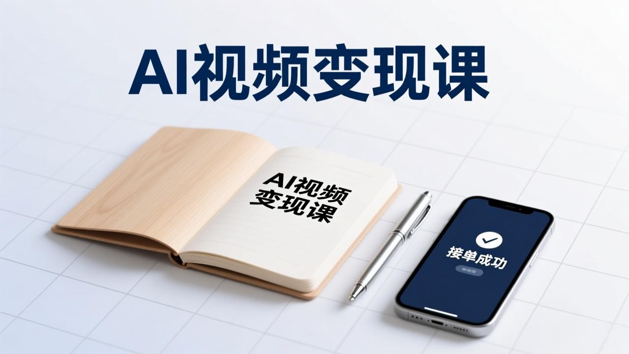 AI视频变现课，学完即可创作短片、接商单，实现副业增收，单项目报价可达千元-鼎誉项目网