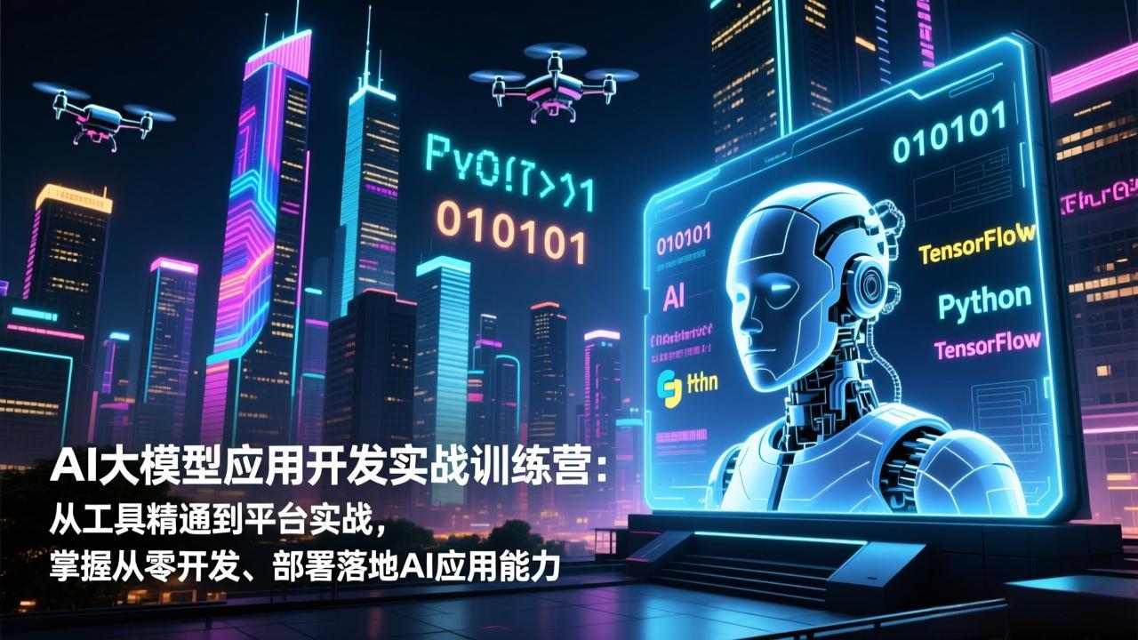 AI大模型应用开发实战训练营：从工具精通到平台实战，掌握从零开发、部署落地AI应用能力-鼎誉项目网