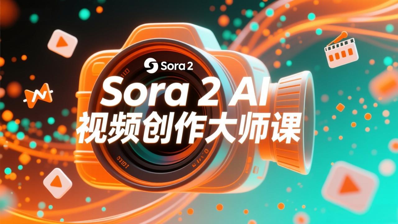 如何利用Sora 2创建流行AI人工智能视频大师班教程：掌握创作全流程，产出百万播放内容-鼎誉项目网