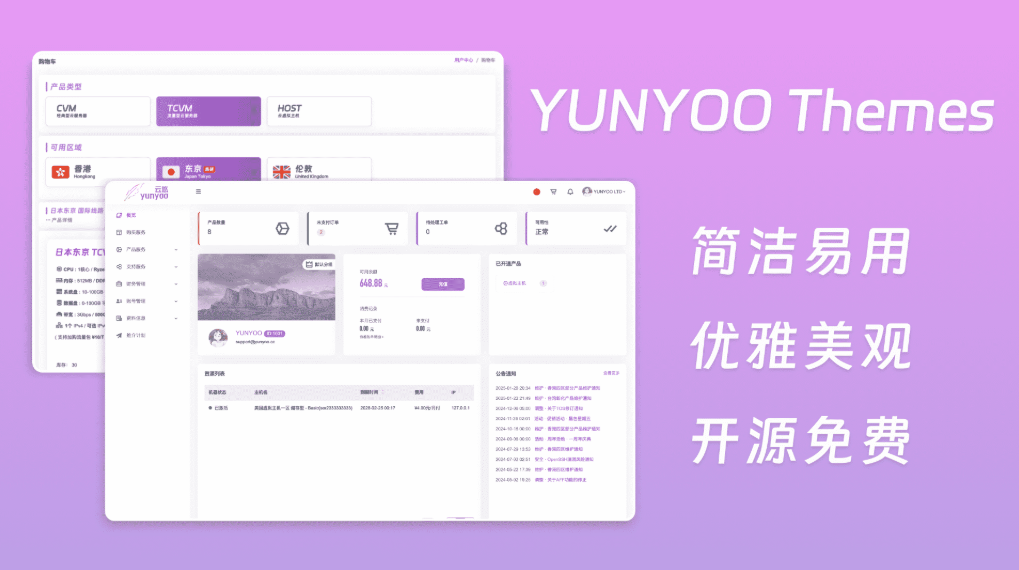 魔方财务系统 YUNYOO财务系统 新秀魔方收银系统 购物车+会员中心模板-鼎誉项目网