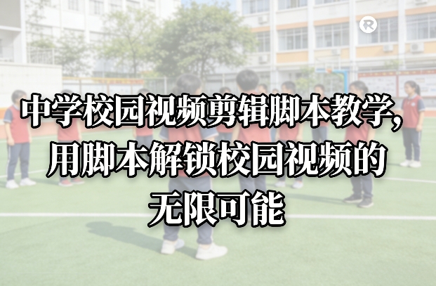 中学校园视频剪辑脚本教学，用脚本解锁校园视频的无限可能-鼎誉项目网