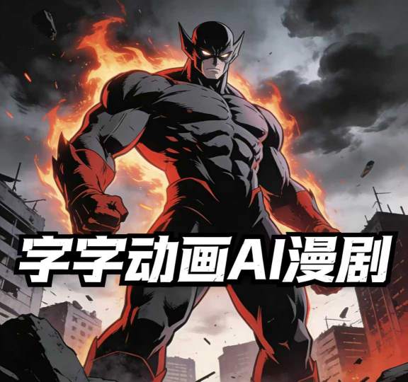 字字动画AI漫剧2026年第1期系统课程，小白看完就能学会实操的漫剧课，单人月收1-3W-鼎誉项目网