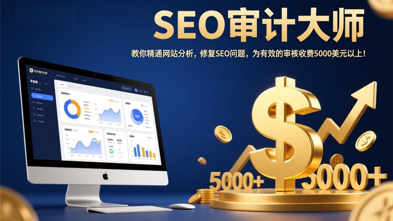 SEO审计大师：教你精通网站分析，修复SEO问题，为有效的审核收费5000美元以上！-鼎誉项目网
