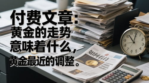 付费文章：黄金的走势意味着什么，如何看待黄金最近的调整-鼎誉项目网