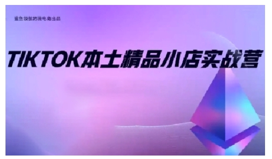 TikTok本土精品小店出海实战营，从入门到高阶，不止0-1!-鼎誉项目网