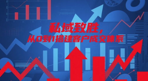 私域致胜，从0到1搭建客户成交体系-鼎誉项目网