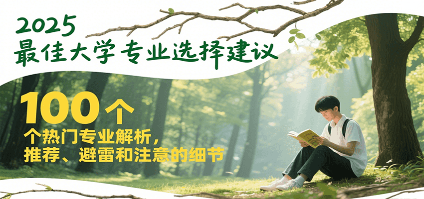 2025最佳大学专业选择建议，100个热门专业解析，推荐、避雷和注意的细节-鼎誉项目网