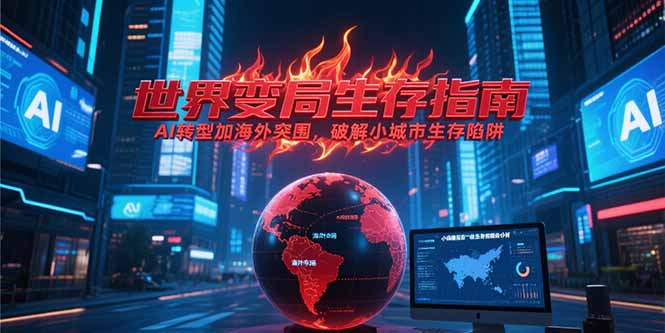 付费文章《世界变局生存指南，AI转型加海外突围，破解小城市生存陷阱》-鼎誉项目网