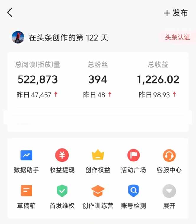 图片[2]-头条号托管躺赚项目，长期稳定，可做五年，每天十分钟，收益几百块-鼎誉项目网