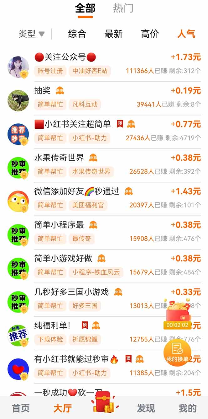 零撸小项目免费分享 点赞助力 无任何门槛 手机随时可做  单日收益200＋-鼎誉项目网