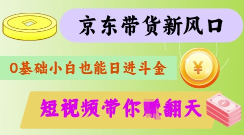 最新京东短视频带货代运营秘籍，轻松躺挣【揭秘】-鼎誉项目网