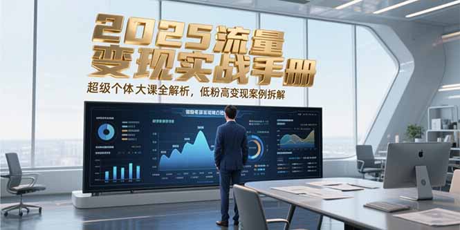 2025流量变现实战手册，超级个体大课全解析，低粉高变现案例拆解-鼎誉项目网
