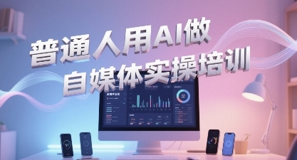 普通一个人用AI做自媒体，助你轻松开启AI自媒体创作之路-鼎誉项目网