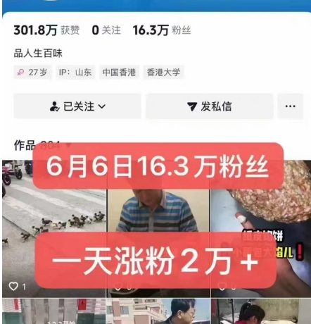 外面卖5000最新抖音搬运涨粉技术，新玩法，一分钟一条，一天涨粉2W，苹果安卓都可用-鼎誉项目网