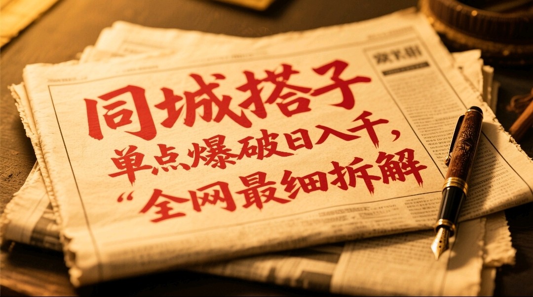 同城搭子群19.9单点爆破日入千,搭子组局月入万,全网最细拆解-鼎誉项目网