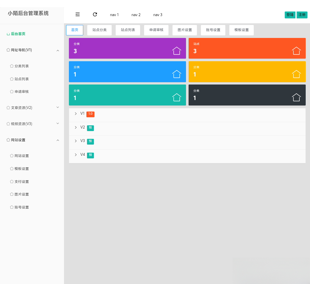 PHP网址导航源码-鼎誉项目网
