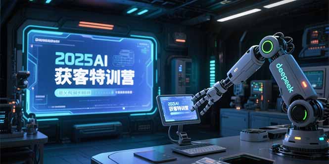 2025AI获客特训营，AI图文视频全制作，deepseek工具实操教学-鼎誉项目网