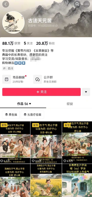 古法五音养生教程，五音疗愈的视频的制作方法，2-4小时就能学会，作者10天涨粉10W-鼎誉项目网
