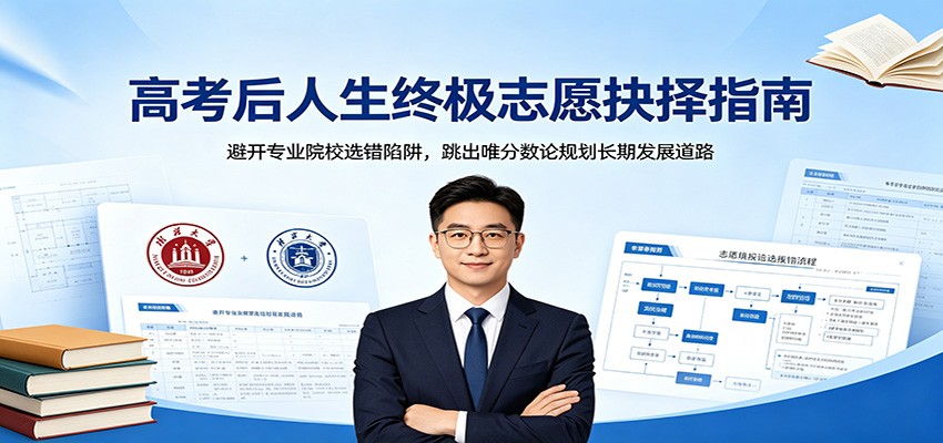 高考后人生终极志愿抉择指南：避开专业院校选错陷阱，跳出唯分数论规划长期发展道路-鼎誉项目网