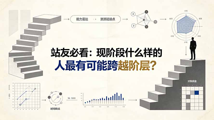付费文章：站友必看：现阶段什么样的人最有可能跨越阶层?-鼎誉项目网