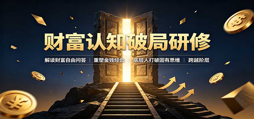 财富认知破局研修:解读”孙割”,重塑金钱观念,底层人打破固有思维跨越阶层-鼎誉项目网