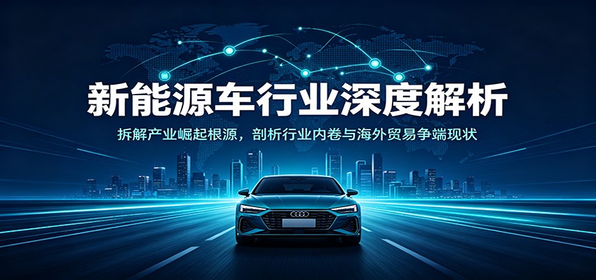 新能源车行业深度解析：拆解产业崛起根源，剖析行业内卷与海外贸易争端现状-鼎誉项目网