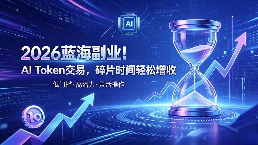 AI Token算力赛道!普通人可入局的数字副业-鼎誉项目网