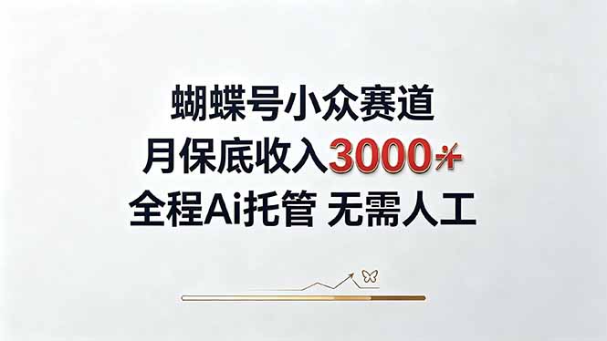 视频号小众领域，月收入3000+， 全程Ai托管操作  新人2天学会！-鼎誉项目网