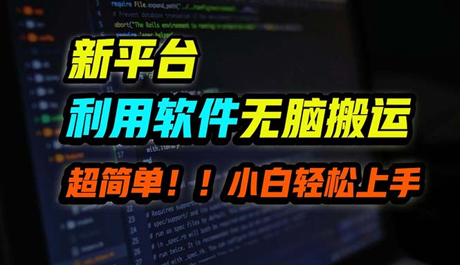 B站平台用软件无脑搬运，月赚10000+，小白也能轻松上手-鼎誉项目网