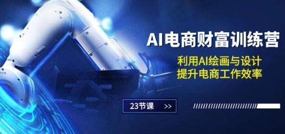 AI电商-财富训练营：利用AI绘画与设计，提升电商工作效率(23节课)-鼎誉项目网