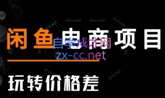 亿创繁星·闲鱼电商项目(玩转价格差)-鼎誉项目网